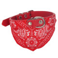 Bandana ajustable personalizada del cuello del trangle del perrito del animal doméstico del perro del algodón